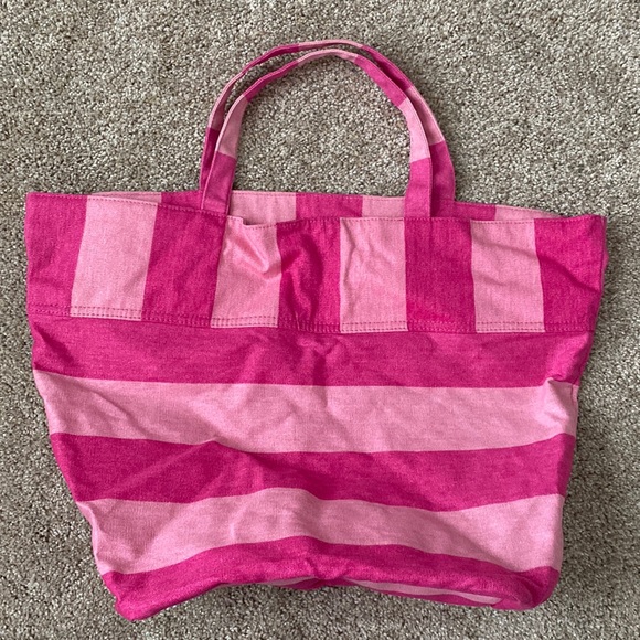 Victoria’s Secret Striped Canvas Tote Bag - Picture 4 of 8